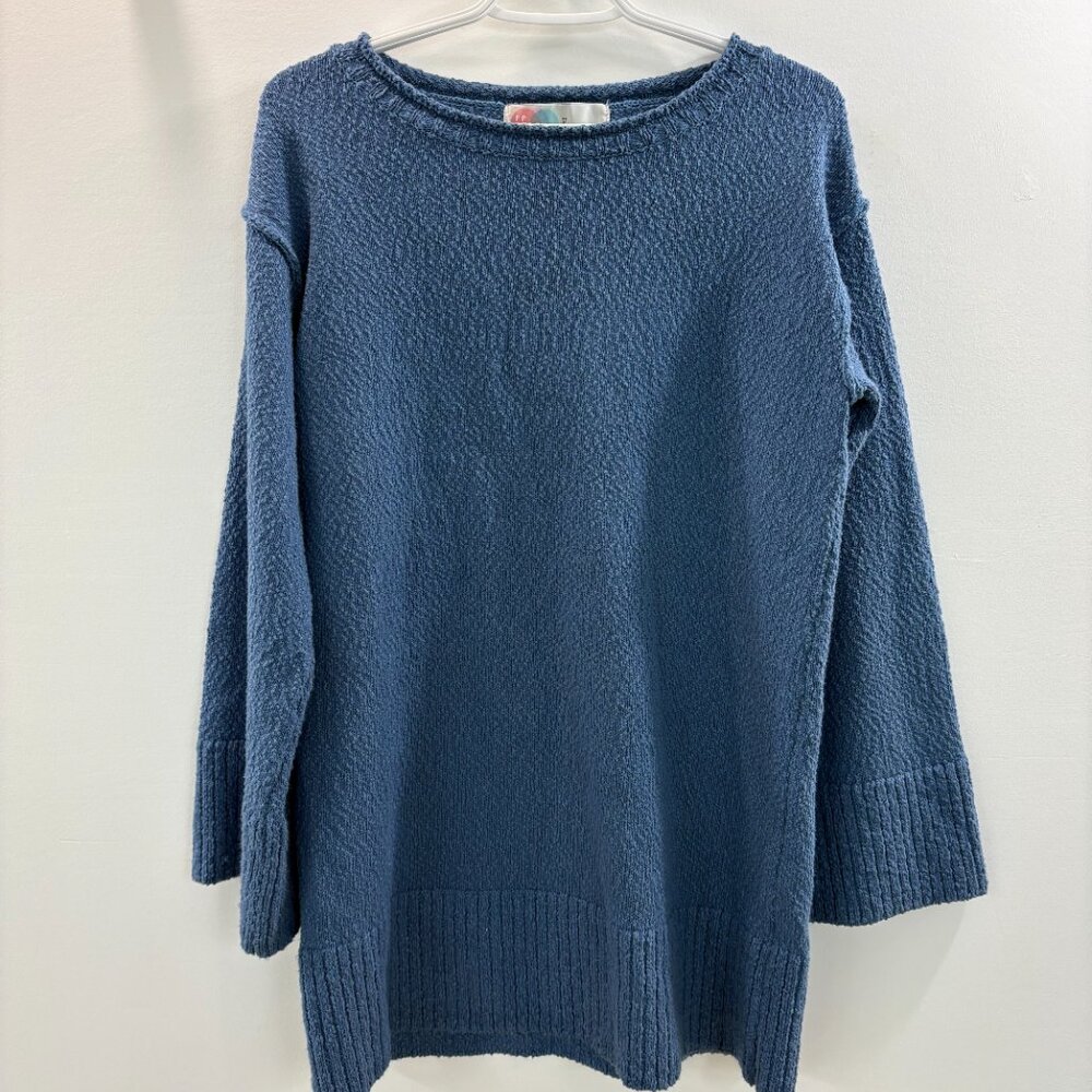 Free People Beach Tunic Sweater – Blue | XS